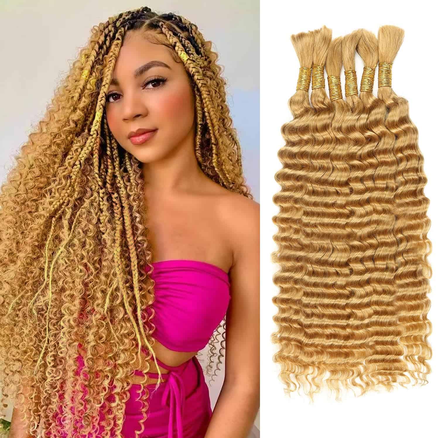 Cabello Trenzado Rubio Miel para Trenzas Boho, 150g 22 desde $ | Lapson  México, image size:1496x1496