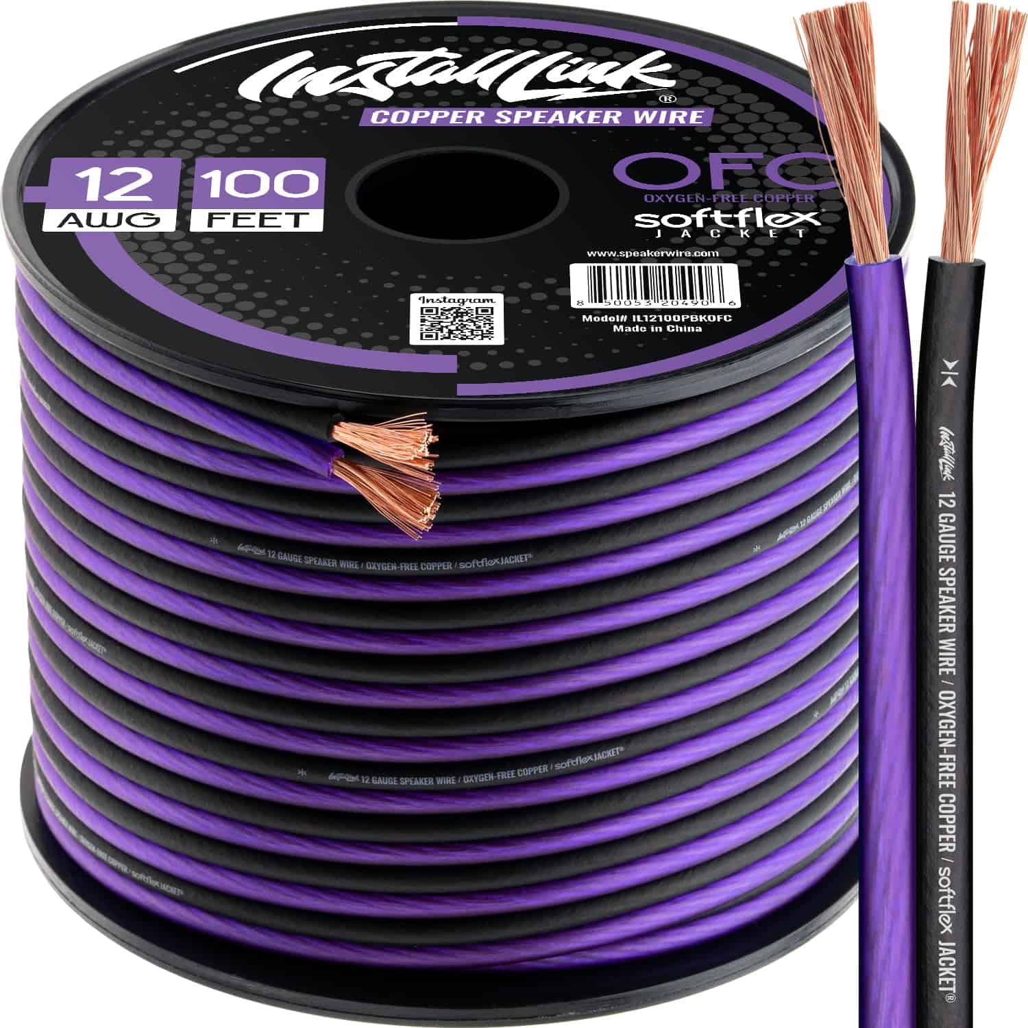 Cable de altavoz de calibre 12 AWG (OFC) para instalación