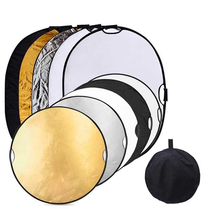 Kit de Reflector de Fotografía 5-en-1 para Cámara REFLEX