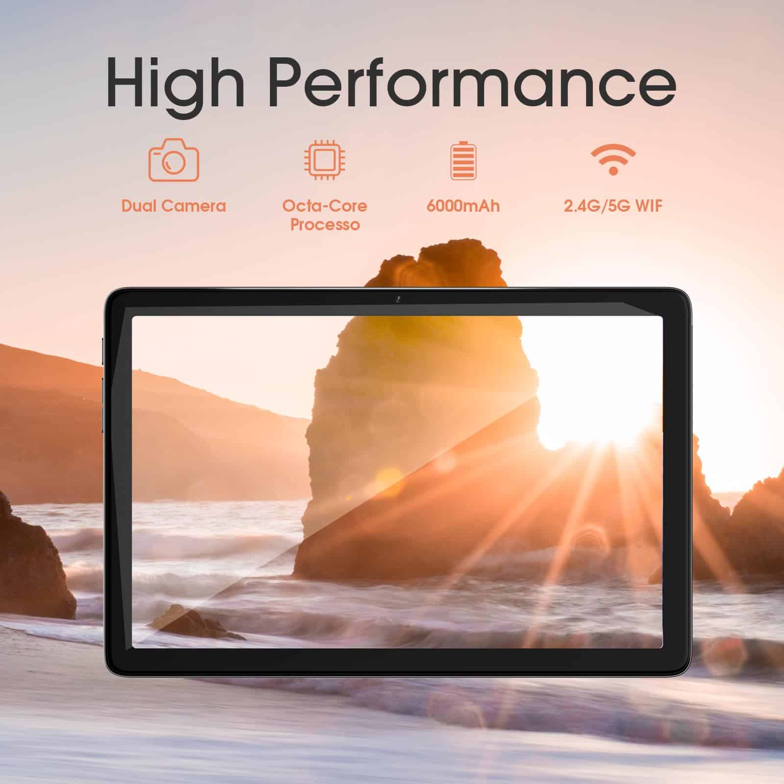 Tablet Android de 10.1 pulgadas - 10GB RAM, 64GB + 256GB de - Imagen 4