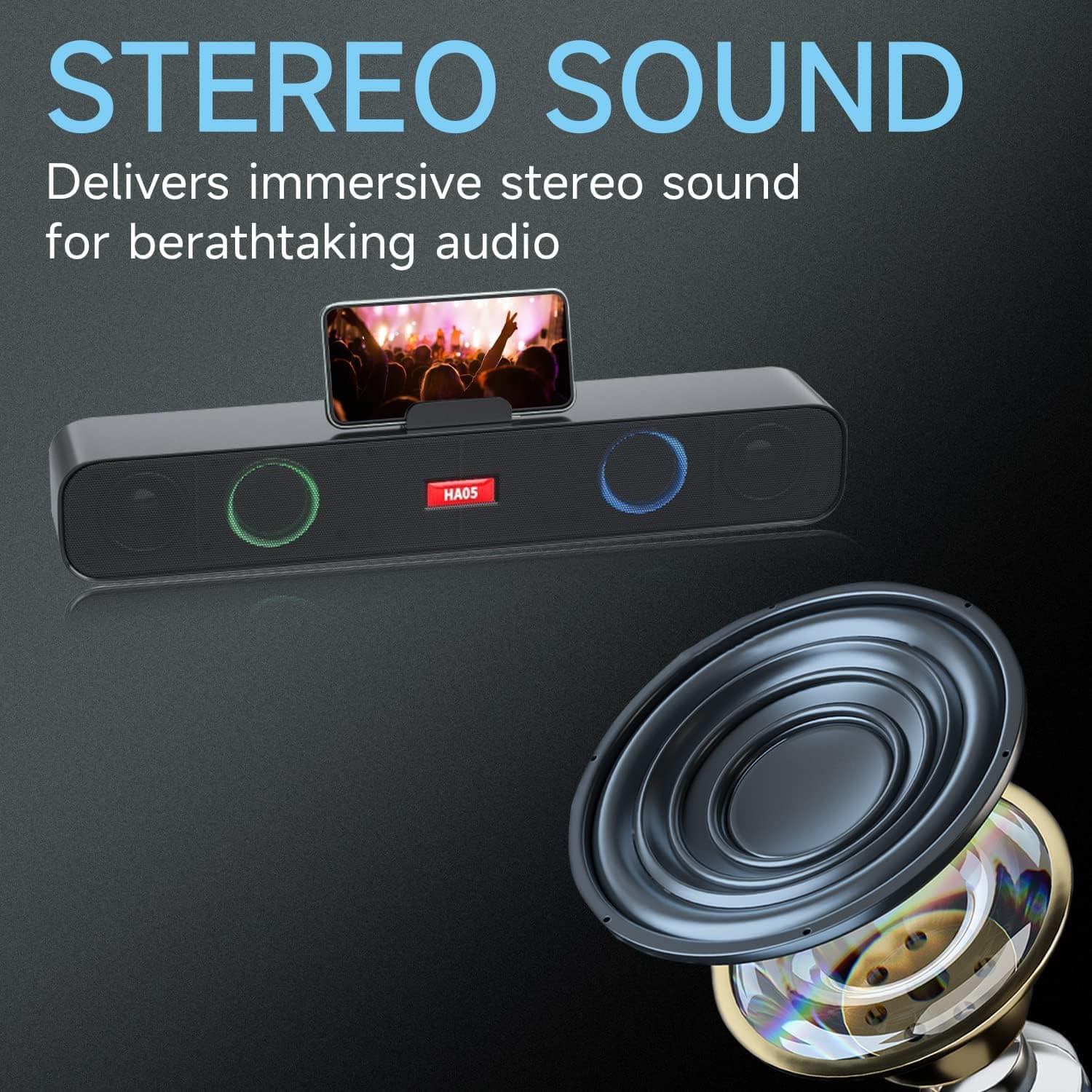 Altavoces HI-PLANX con Soporte para Teléfono, Altavoz de - Image 8