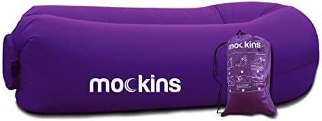 Tumbona Inflable Portátil Nevlers Sofá Impermeable -Morado