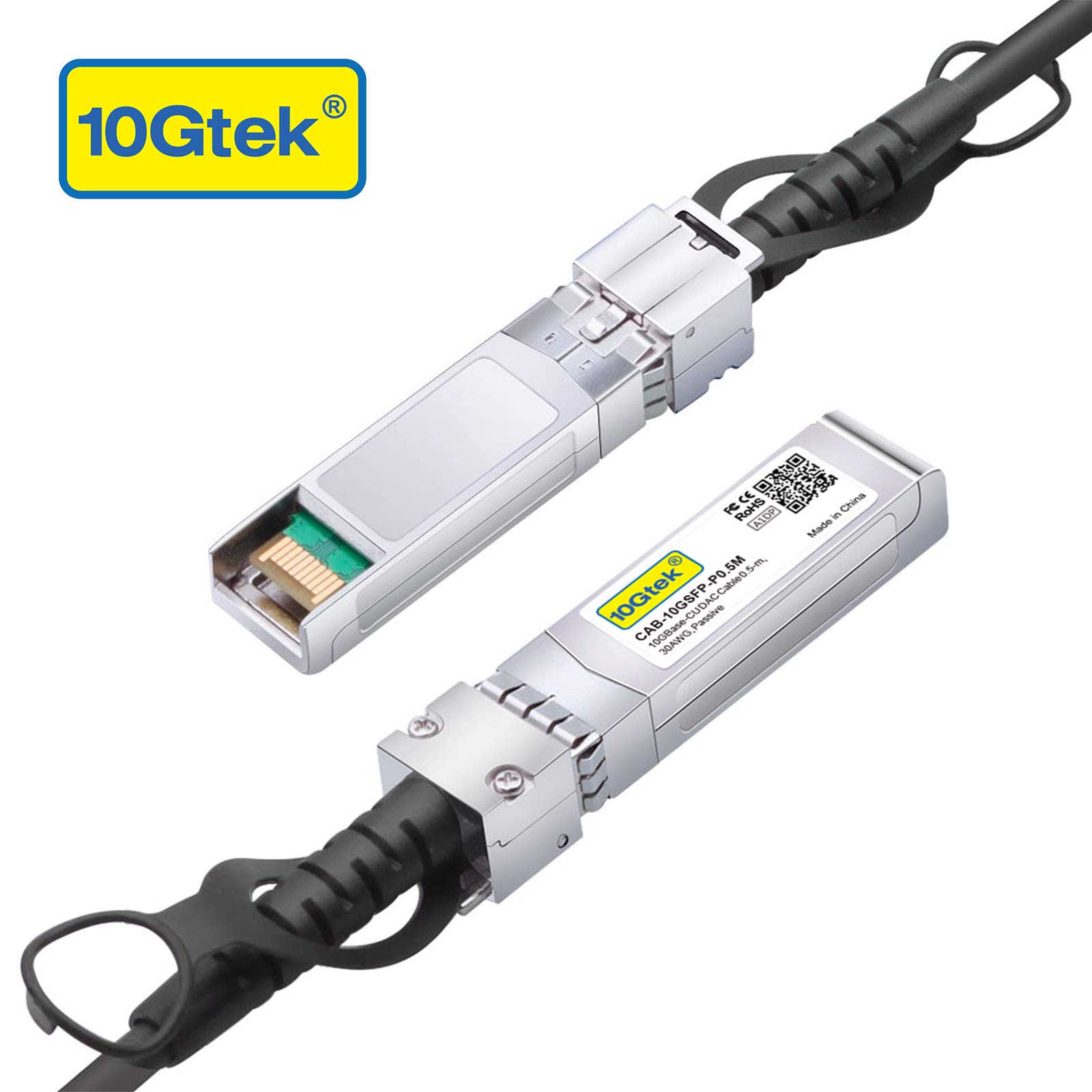 Cable Twinax SFP 10Gtek Pack de 10 10GBASE-CU 0.5 Metros - Image 3