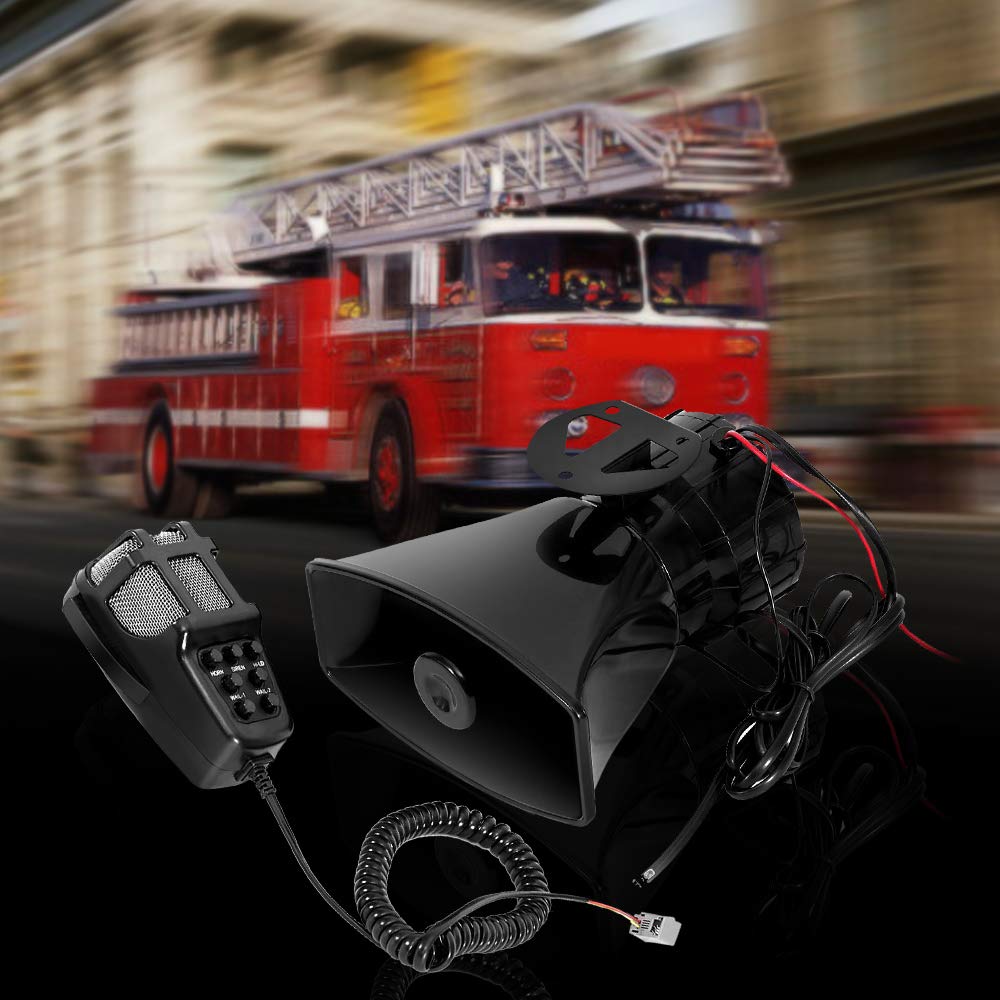 MOTLTECH 100W 12V 7 Sonidos Altavoz Sirena de Coche con - Image 7