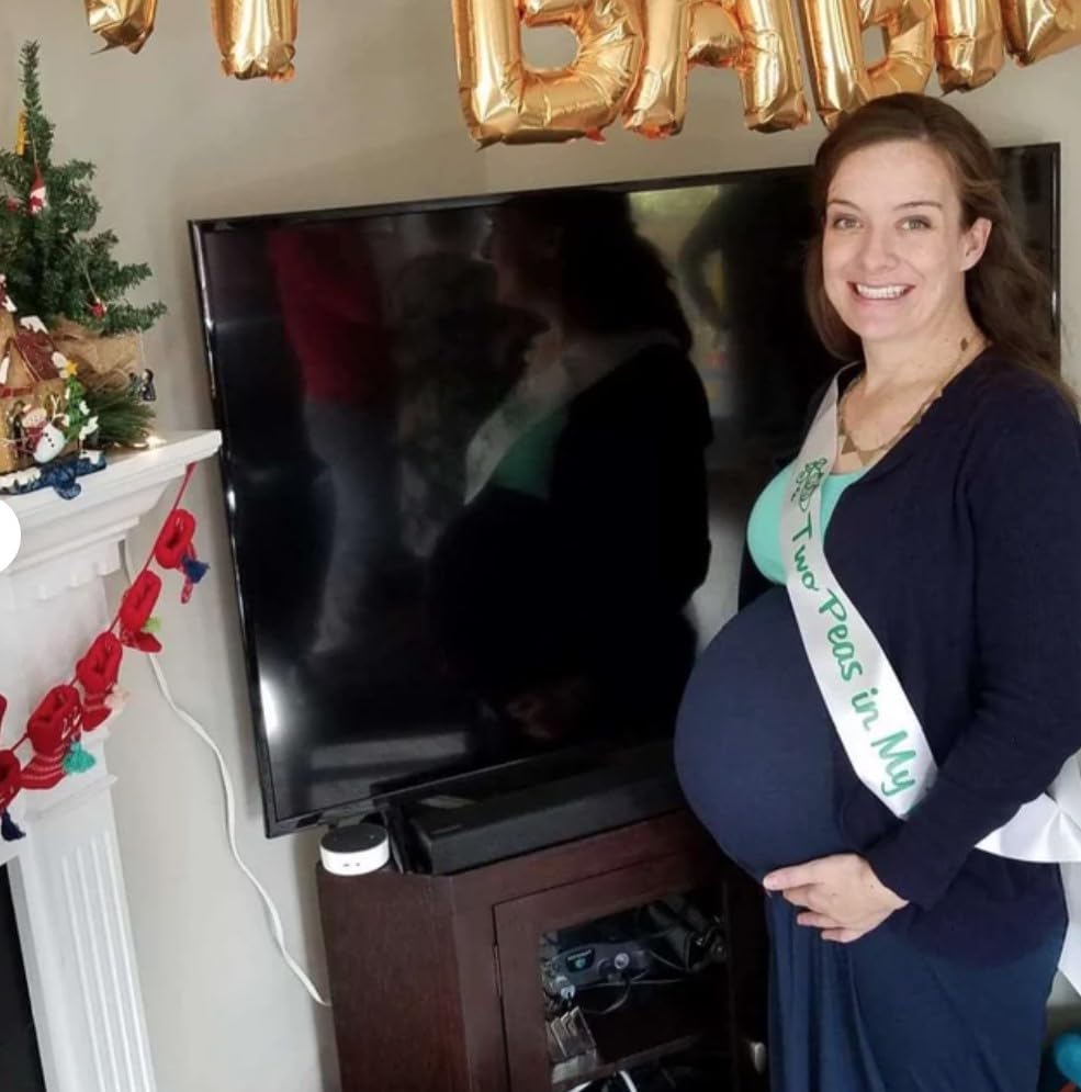 Faja de Baby Shower Gemela de Amy's Bubbling Boutique Dos - Imagen 4