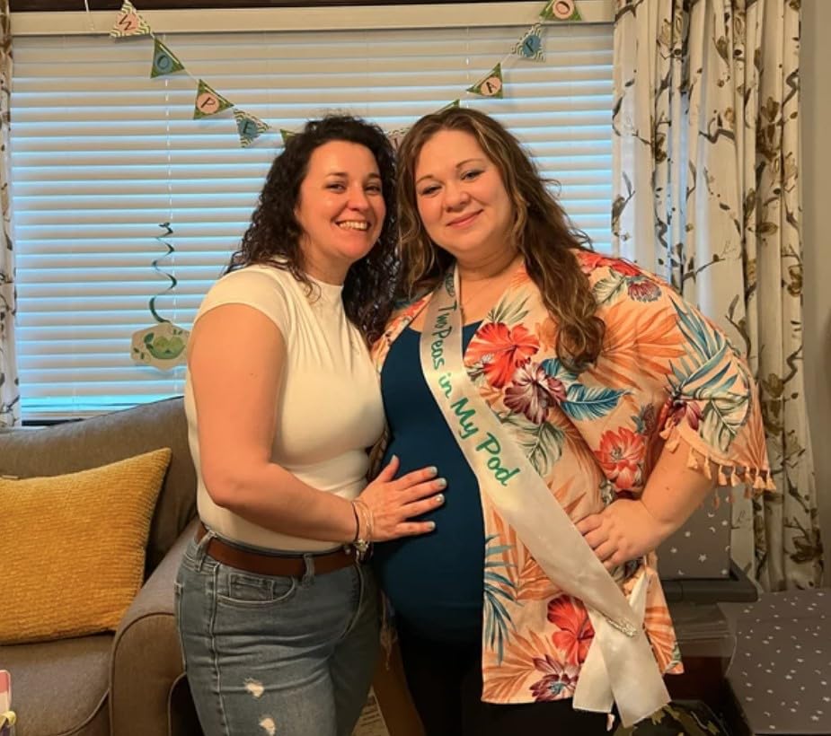 Faja de Baby Shower Gemela de Amy's Bubbling Boutique Dos - Imagen 3