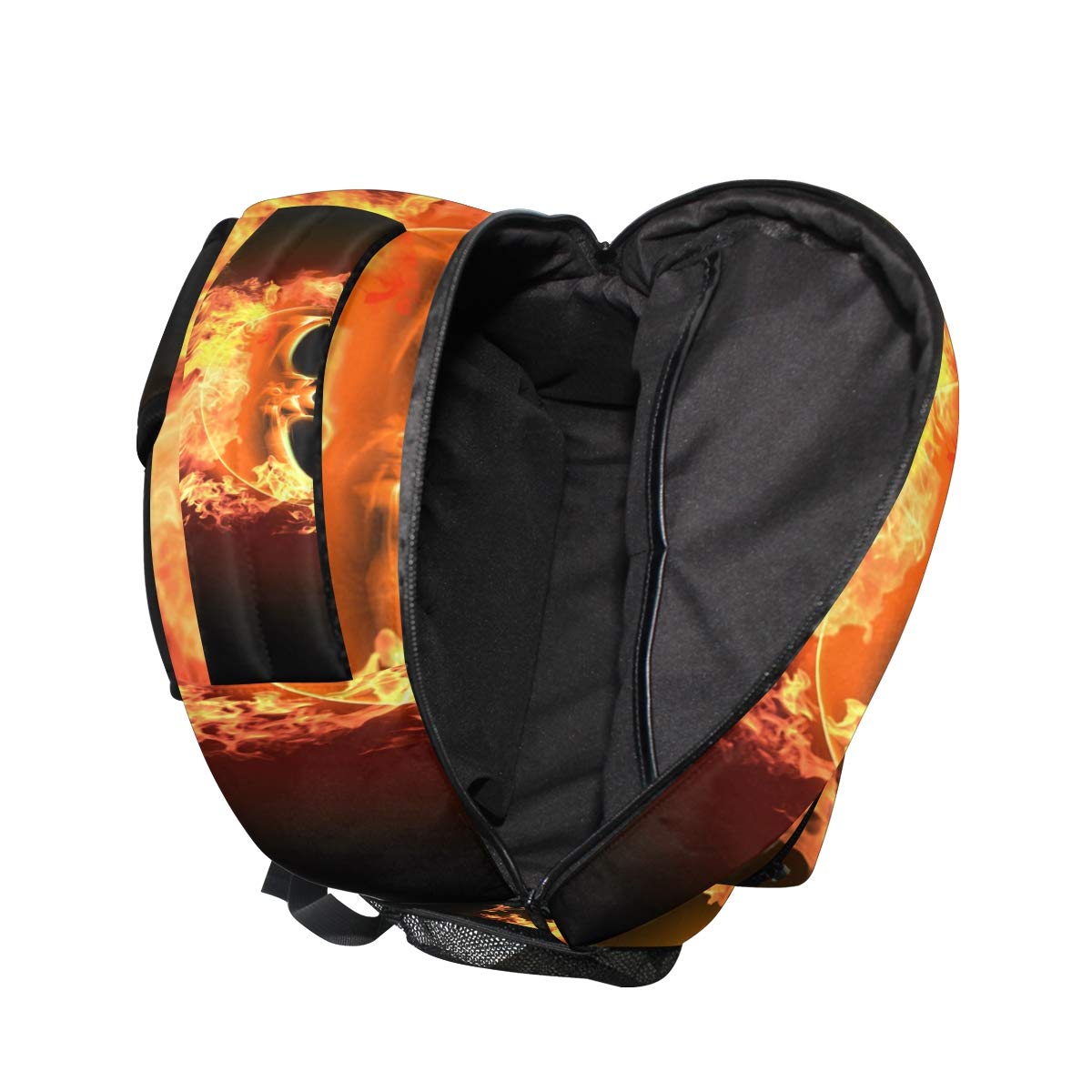 Mochila de Calavera en Llamas Wamika Mochila para Portátil - Image 7
