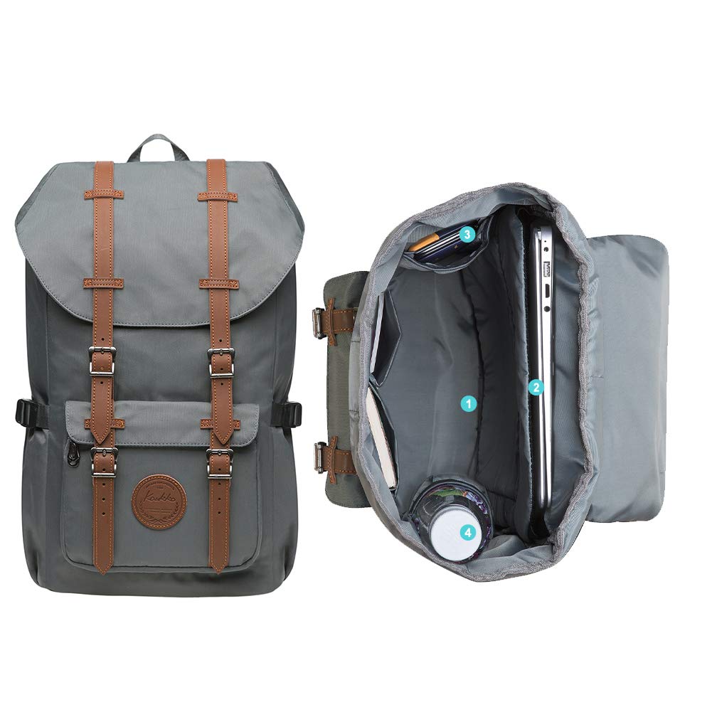 Mochila para laptop KAUKKO para -Gris - Image 5