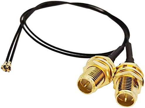 Antena WiFi Tenmory UFL-SMA 15 cm unidades -Negro desde