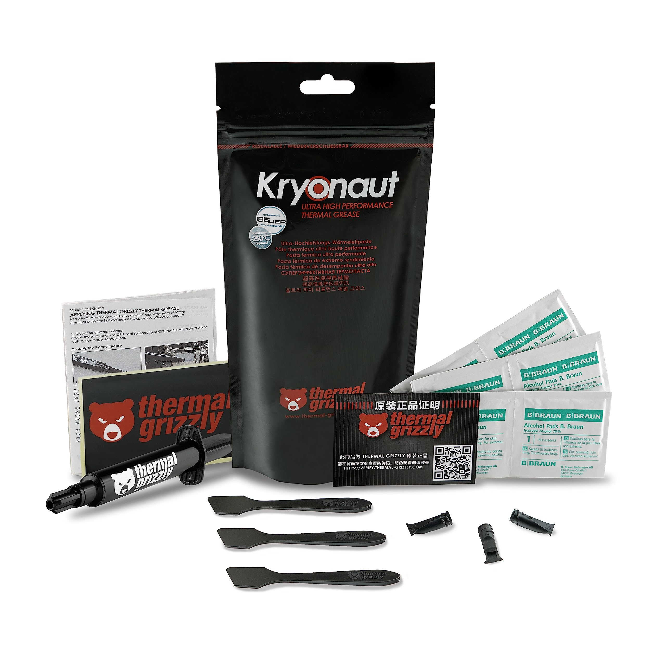Grasa Térmica Thermal Grizzly Kryonaut - Set de 11.1 gramos