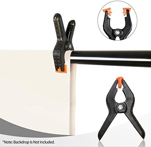 Soporte para telón de fondo EMART 8 x 8 ft Kit -Negro - Image 6