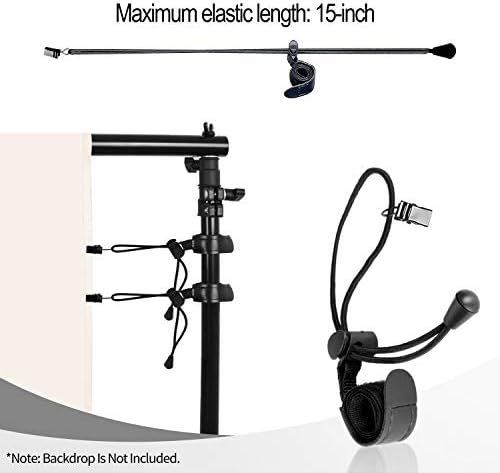 Soporte para telón de fondo EMART 8 x 8 ft Kit -Negro - Image 7