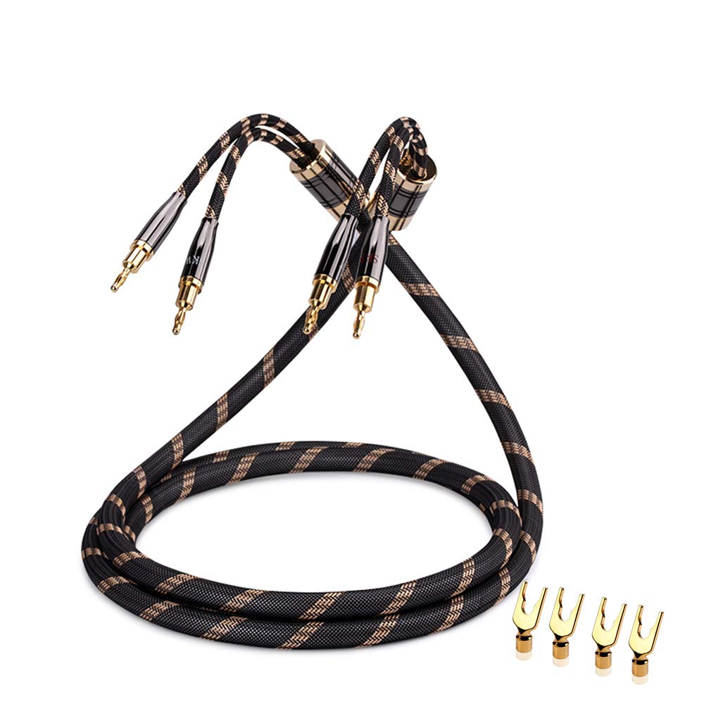 Cable de Altavoz para Audiófilos SKW, Conector Banano