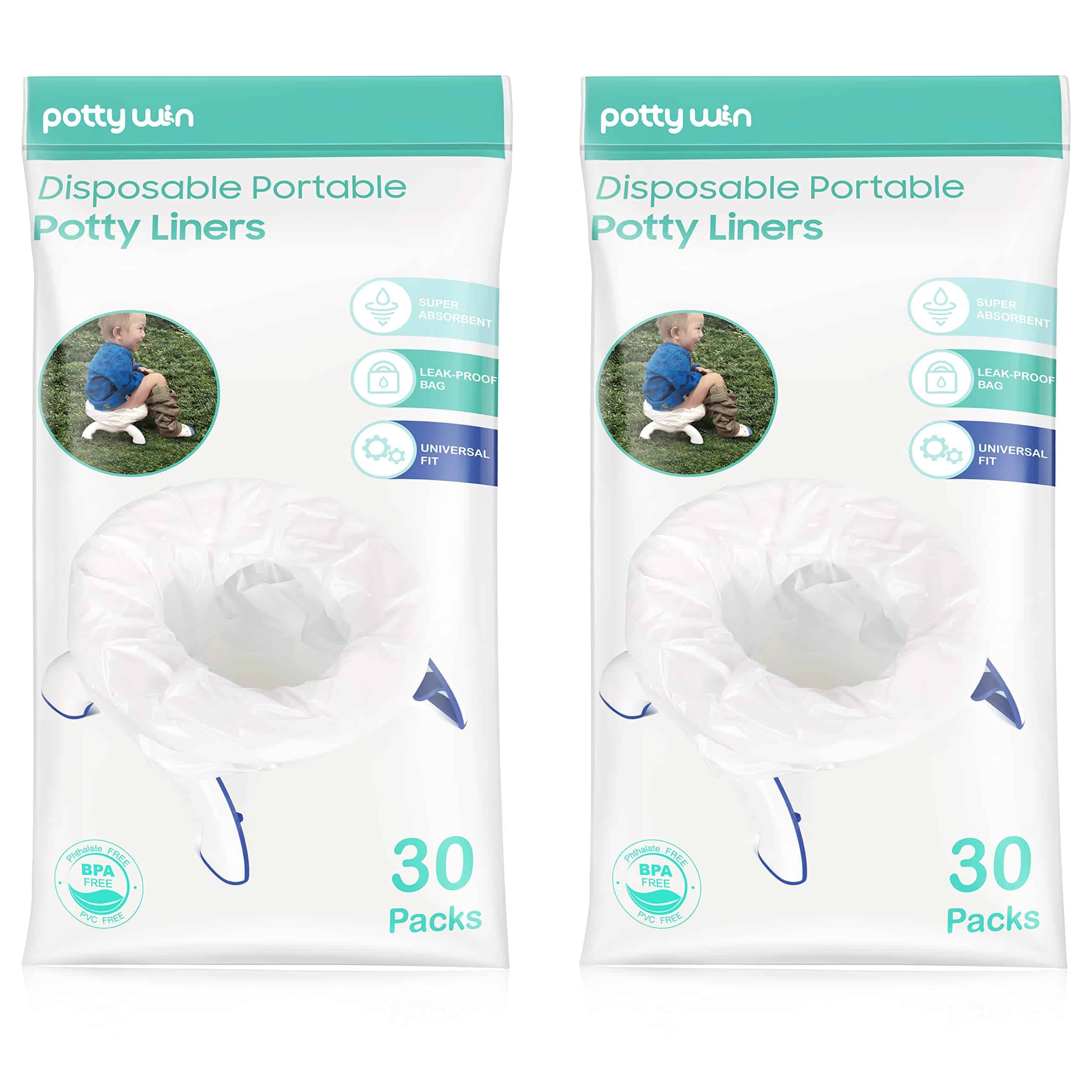 [60 Cuentas] Forros Desechables para Orinal compatibles con