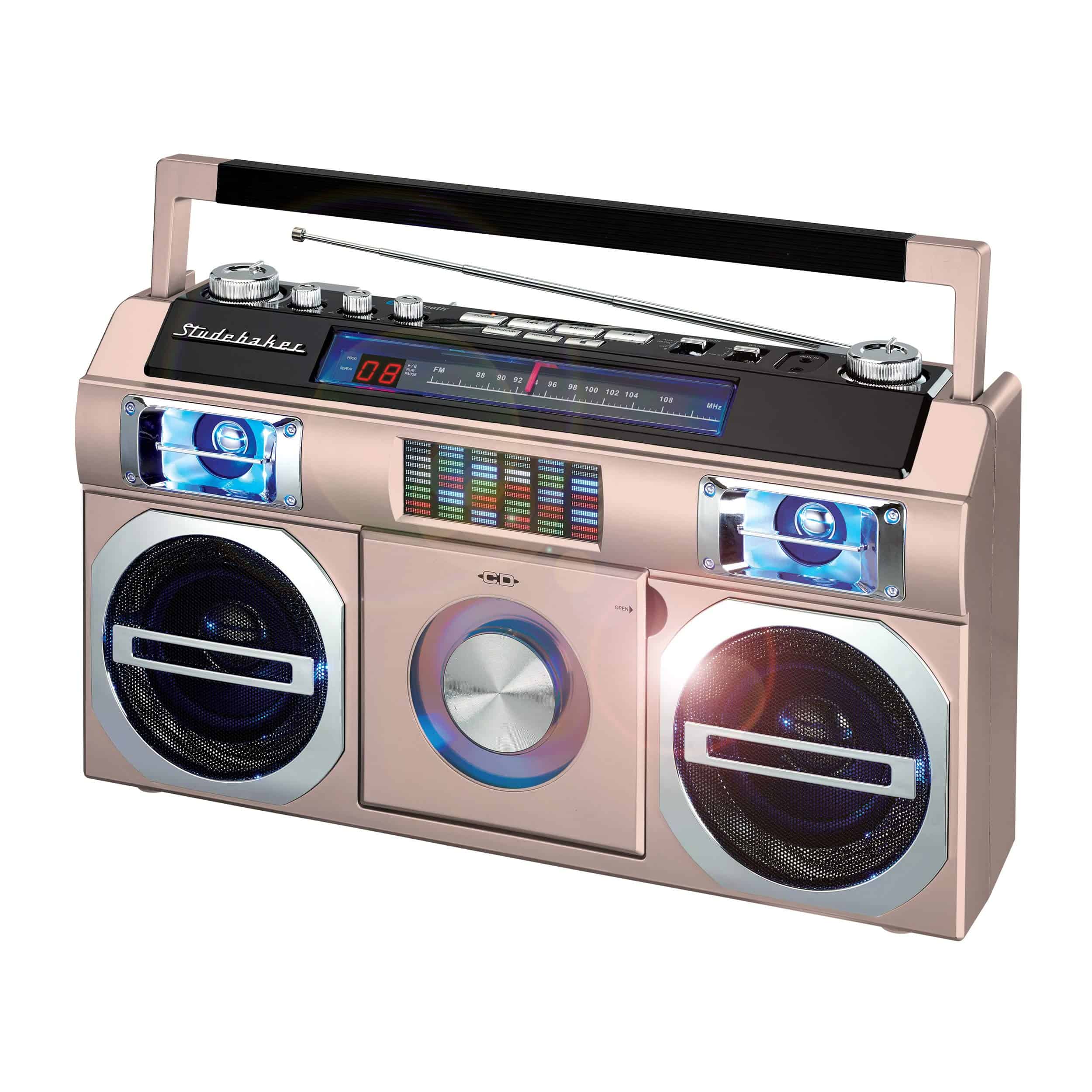 Estéreo boombox Studebaker SB2145RG de los años 80 con
