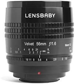 Lente Lensbaby Velvet 56 56mm f/1.6-16 con 1:2 Macro -Negro