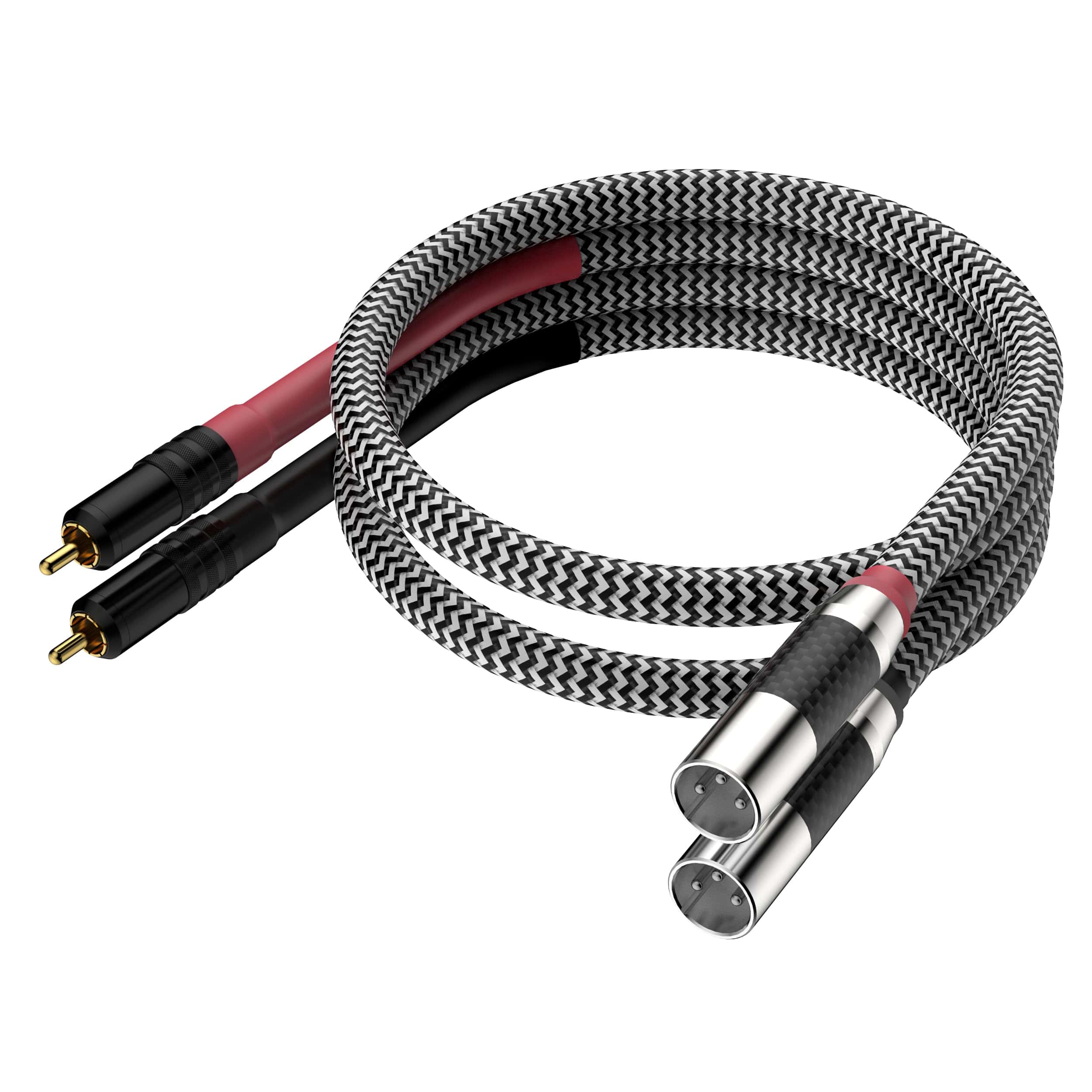 Cable de Interconexión RCA a XLR Macho HiFi de 1M / 3.3FT