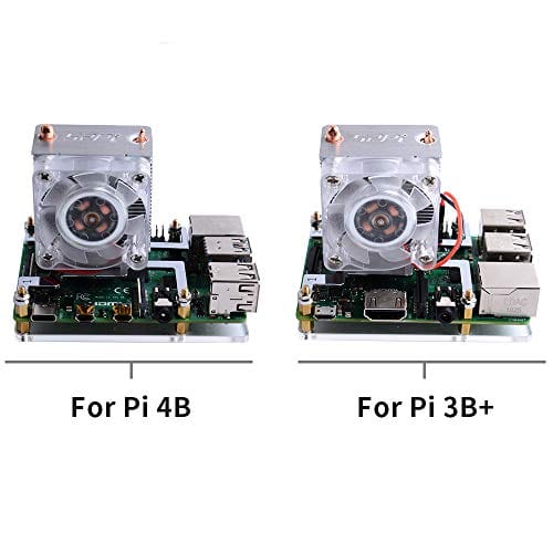 Ventilador Raspberry Pi GeeekPi Model B RGB -Negro - Image 3