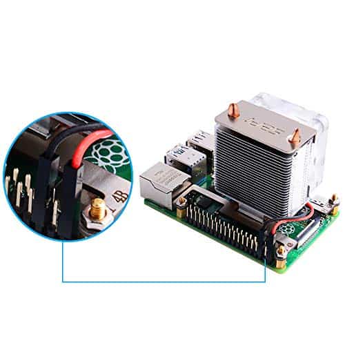 Ventilador Raspberry Pi GeeekPi Model B RGB -Negro - Image 5