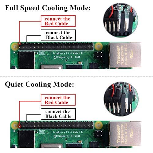Ventilador Raspberry Pi GeeekPi Model B RGB -Negro - Image 8