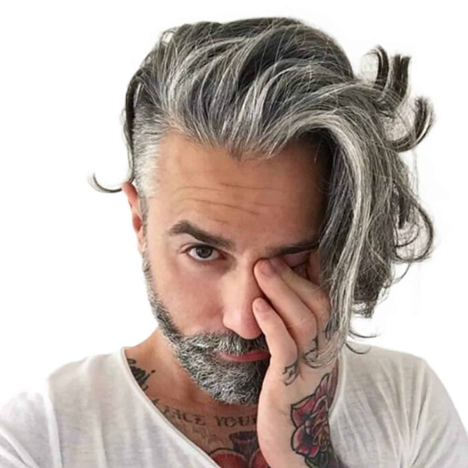 Tupé de Hombre Voloria de Cabello Humano Base de Encaje
