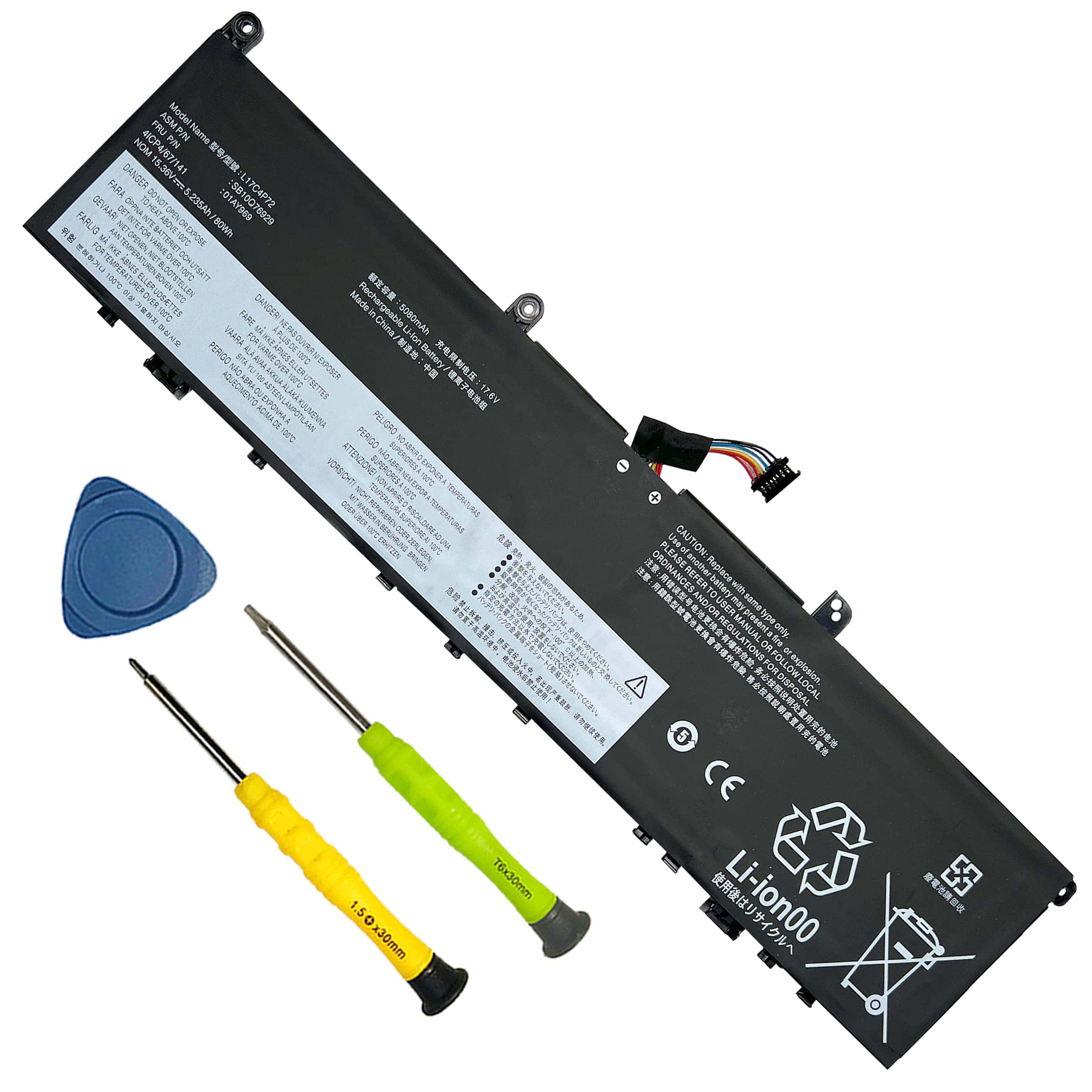 Batería de portátil BOWEIRUI L17C4P72 L17M4P72 L18M4P71