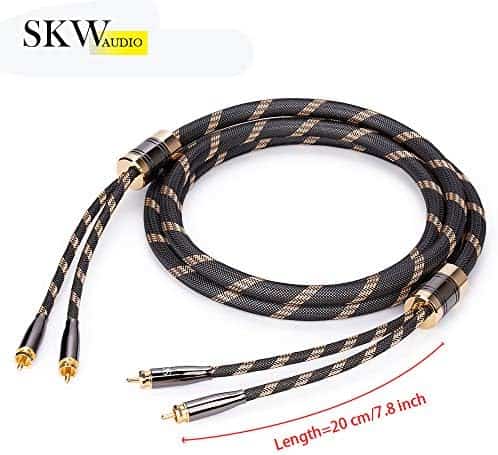 Cable de Audio SKW 2RCA 9,8ft diametro 12,8mm -Negro - Image 6