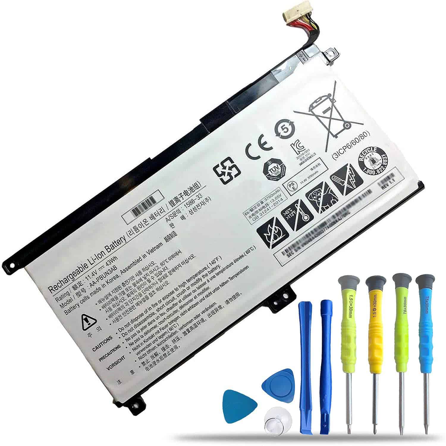 Batería de Repuesto para Computadora Portátil Compatible