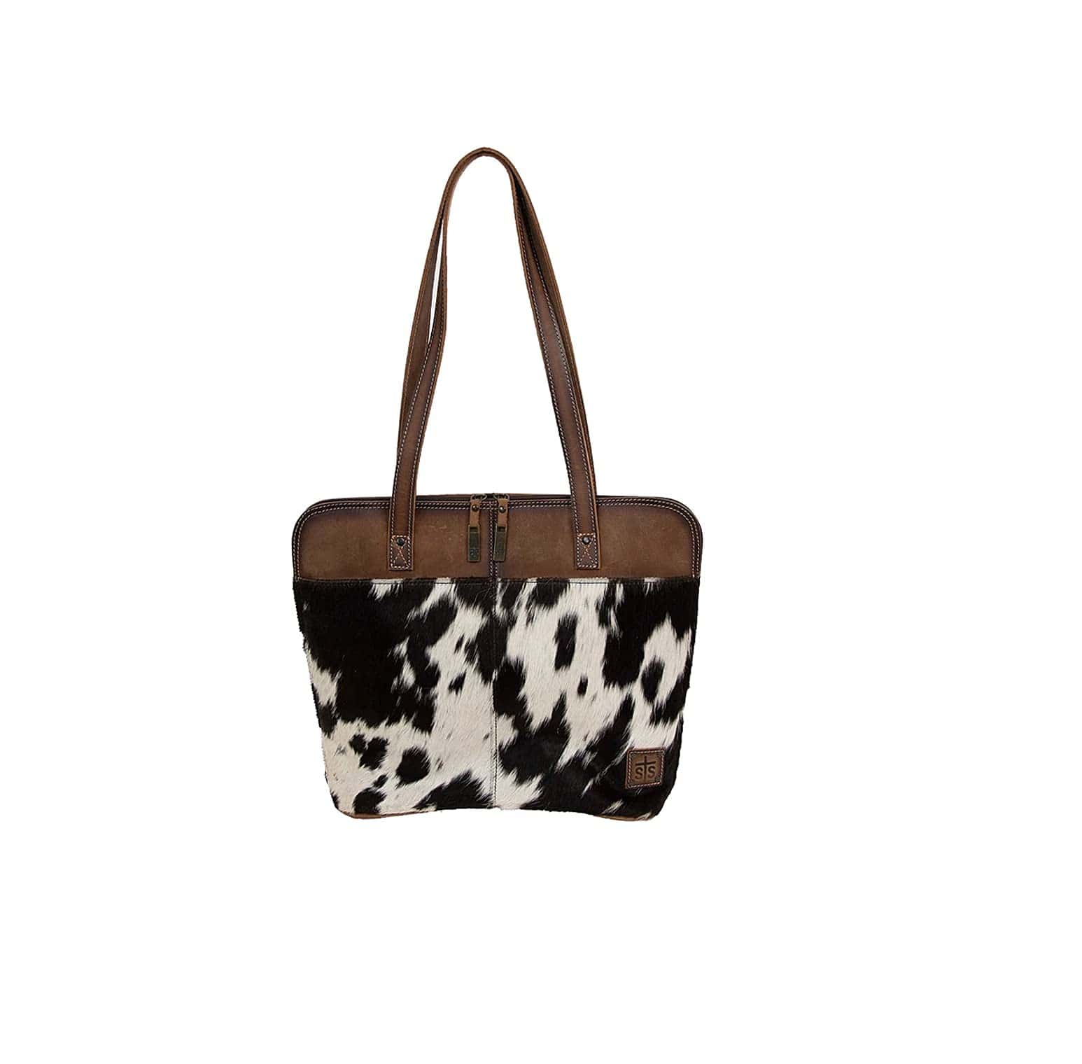 Bolso Shopper de Cuero de Vaca Occidental para Portátil