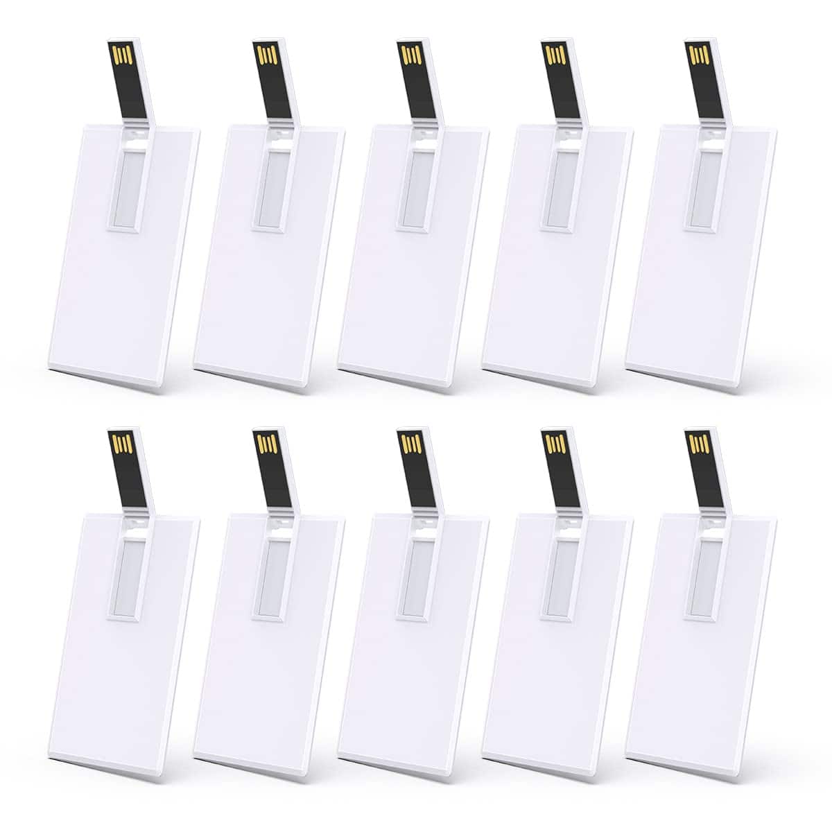 KEXIN 20 Pack Bulk Flash Drive 2GB USB Tarjeta de Crédito