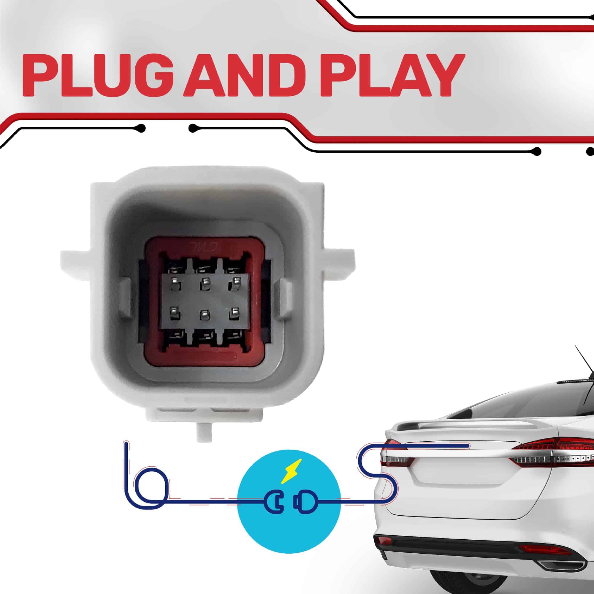 Cámara de visión trasera de repuesto para GM Camaro - Image 3