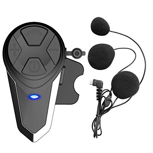 QSPORTPEAK Intercomunicador de casco Bluetooth para