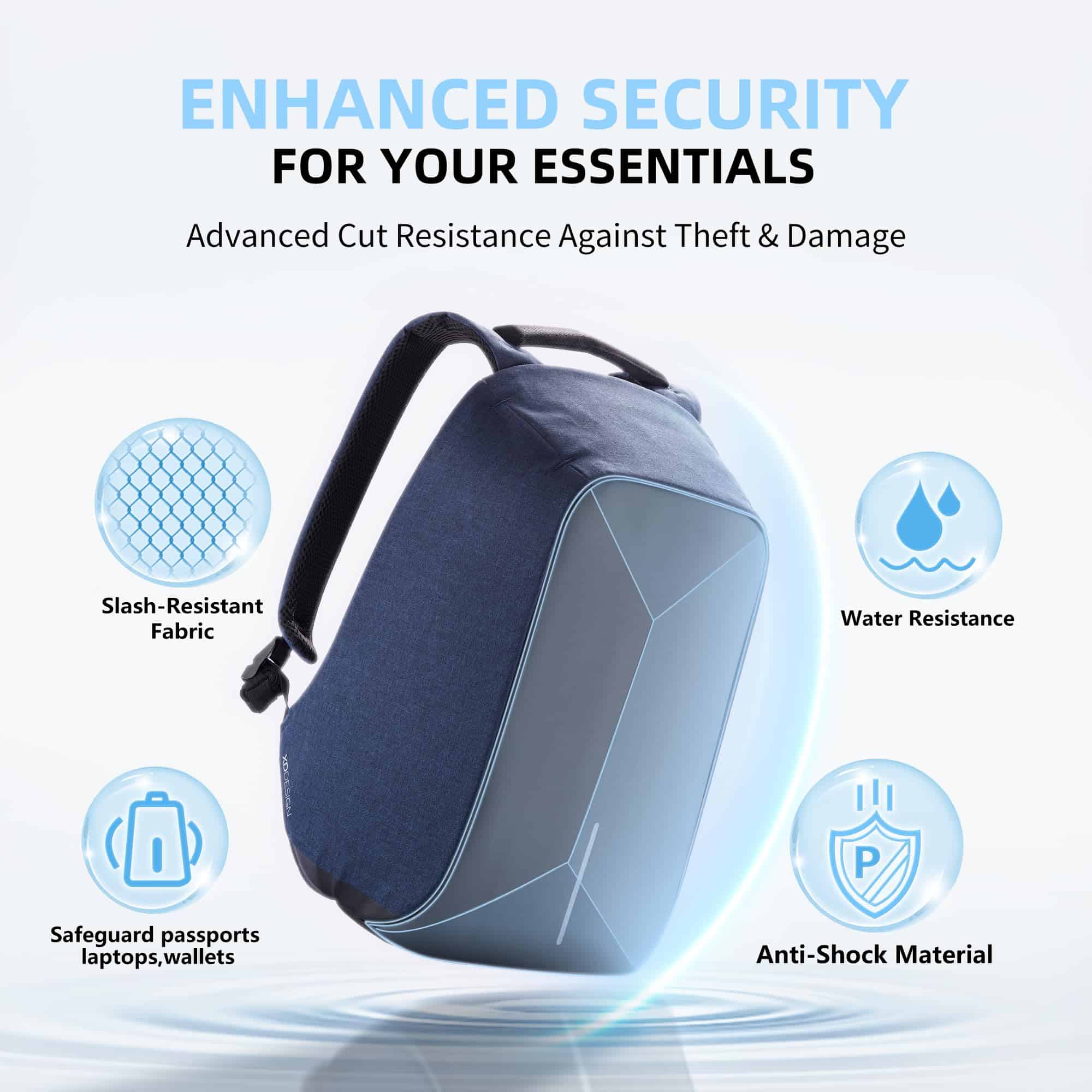 Mochila para laptop antirrobo XDDesign Bobby Original - Image 3