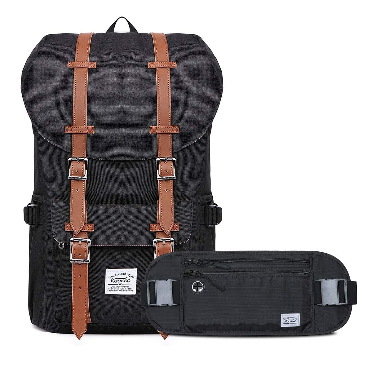 Mochila para Laptop KAUKKO para -Negro