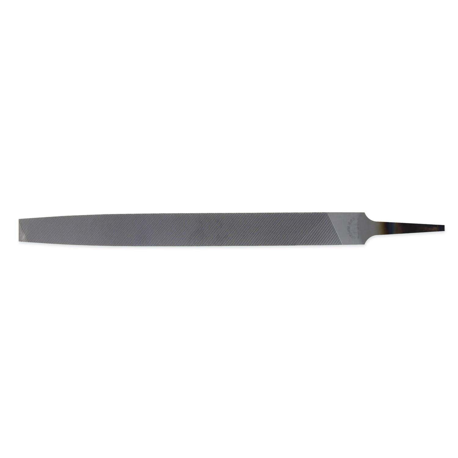 Lima plana doble corte bastardo Nicholson de 12" -