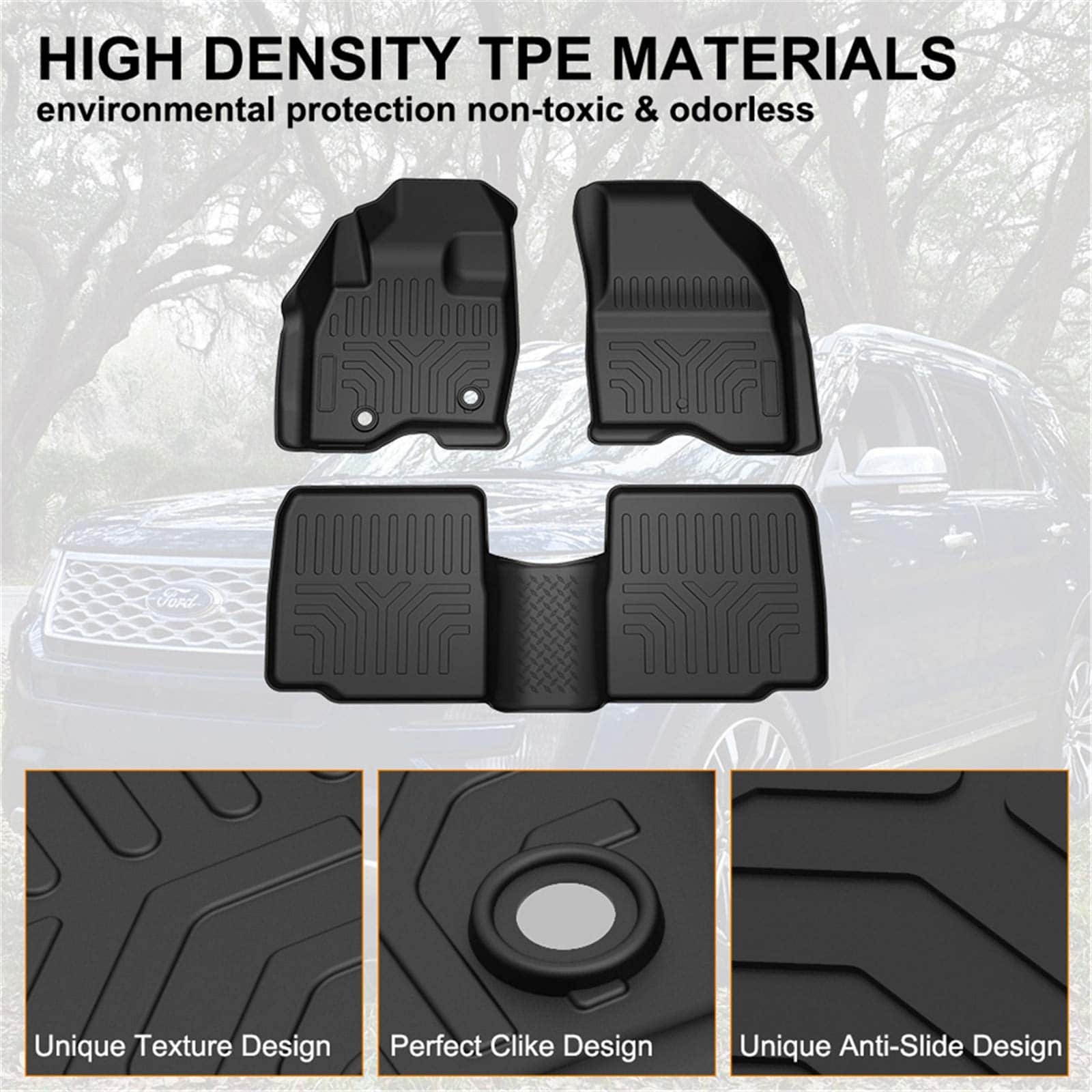 Tapetes para piso KIWI MASTER Compatible -Negro - Image 4