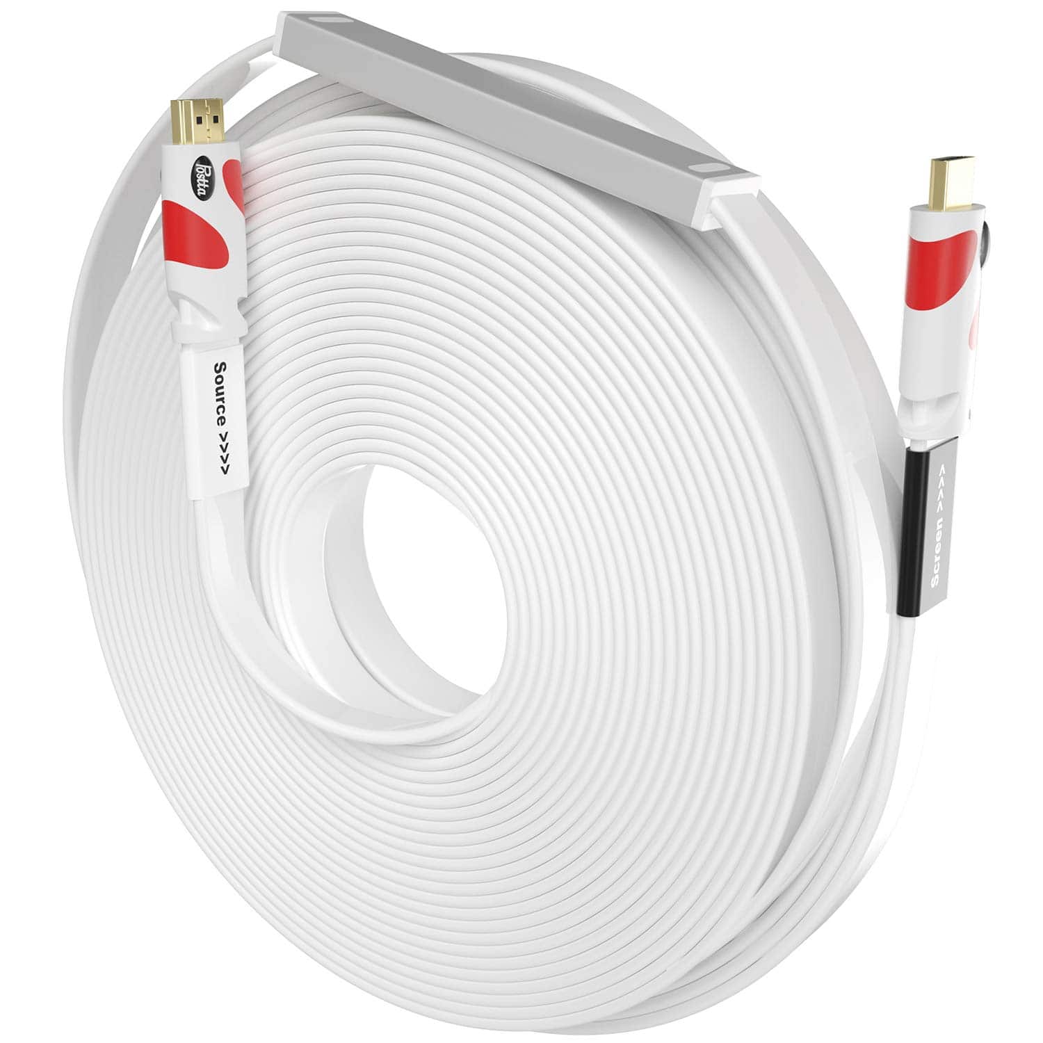 Cable HDMI Plano Postta de 75 pies con Amplificador de