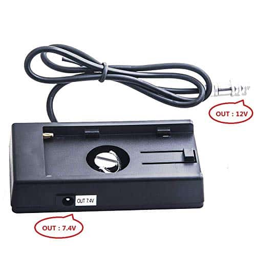 Placa Adaptadora de Corriente para Batería NP-F970 a Cámara - Image 5