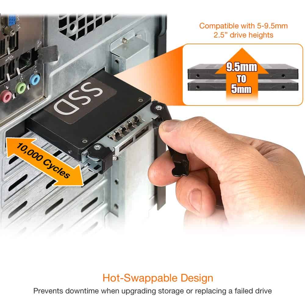 Adaptador de bahía de disco duro extraíble ICY DOCK de 2.5 - Imagen 6