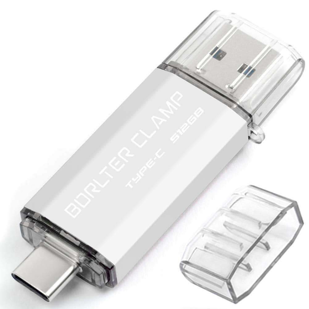 USB 3.0 Tipo C Memoria Flash de 512GB con Doble Puerto,