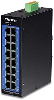 Conmutador Industrial TRENDnet TI-G160i 32Gbps 16 Puertos