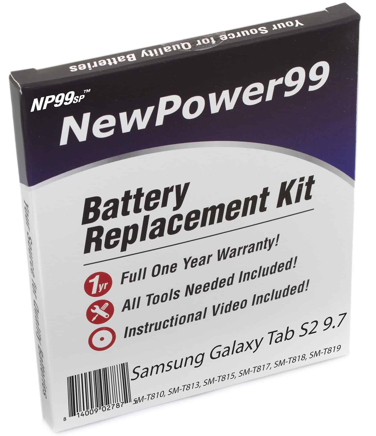 Kit de batería NP99sp con herramientas, video y batería