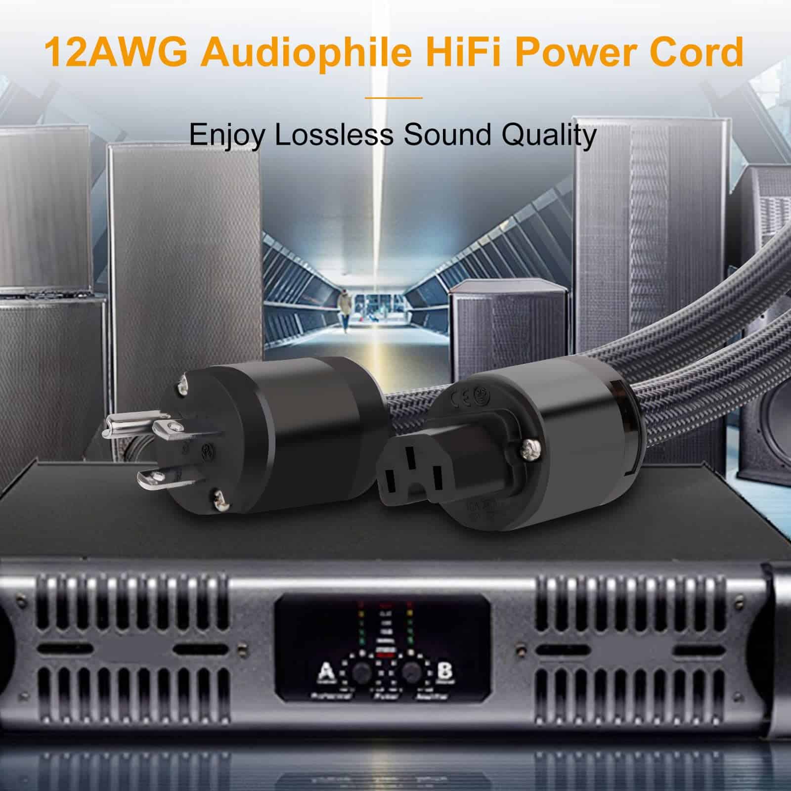 Cable de corriente de audio HiFi Monosaudio, Cable de - Imagen 3