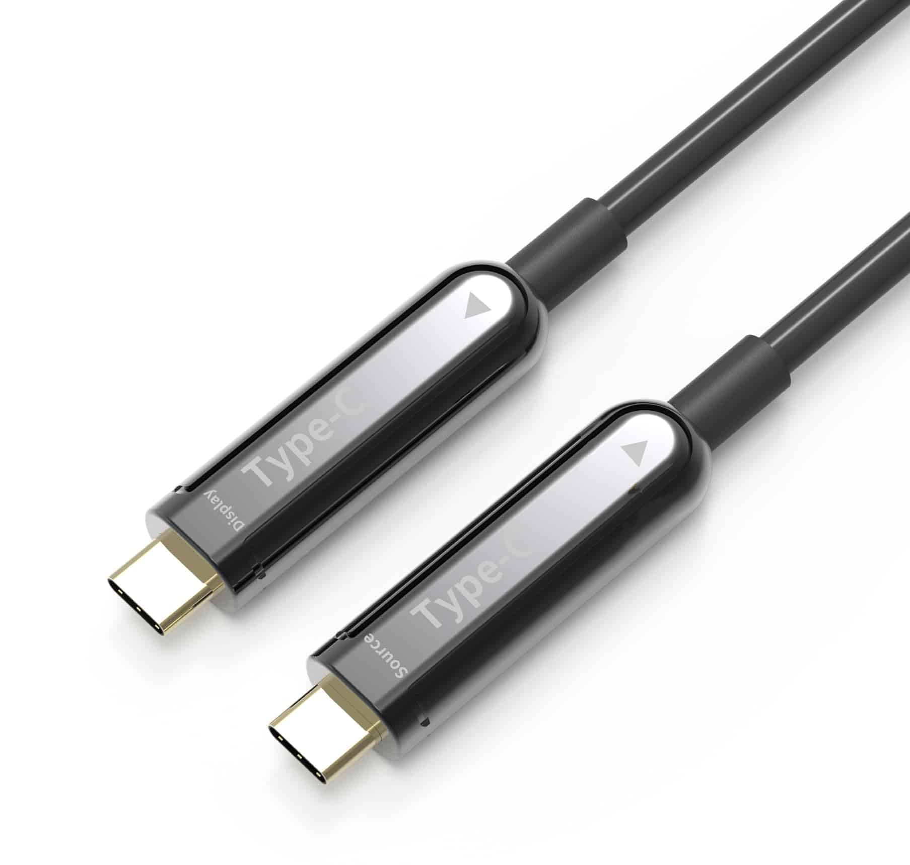 Pacroban 8k Cable 2.1 USB C Cable 50ft Fiber Optic 48Gbps