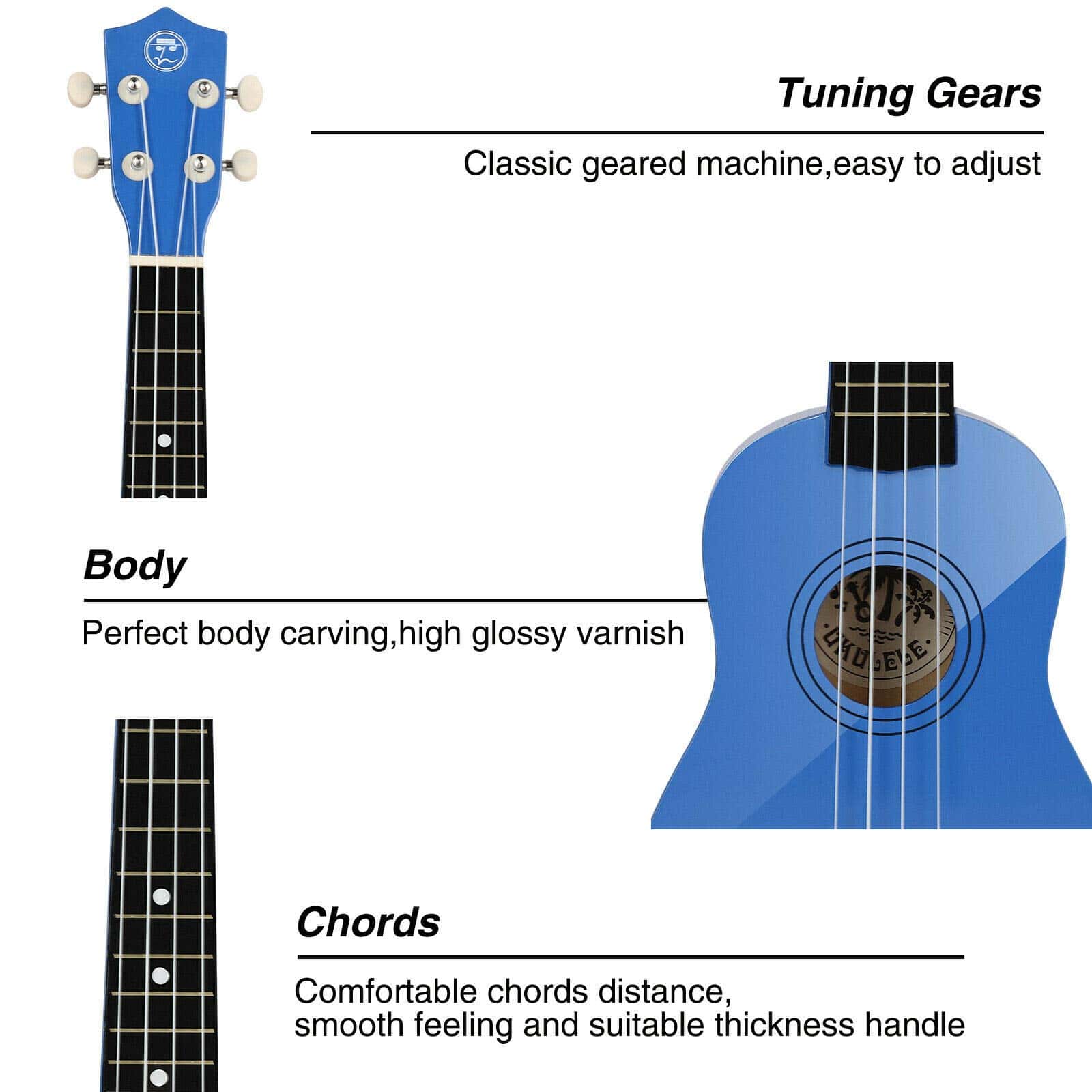 Ukulele Soprano MUSTAR para Niños para Principiantes - - Image 4
