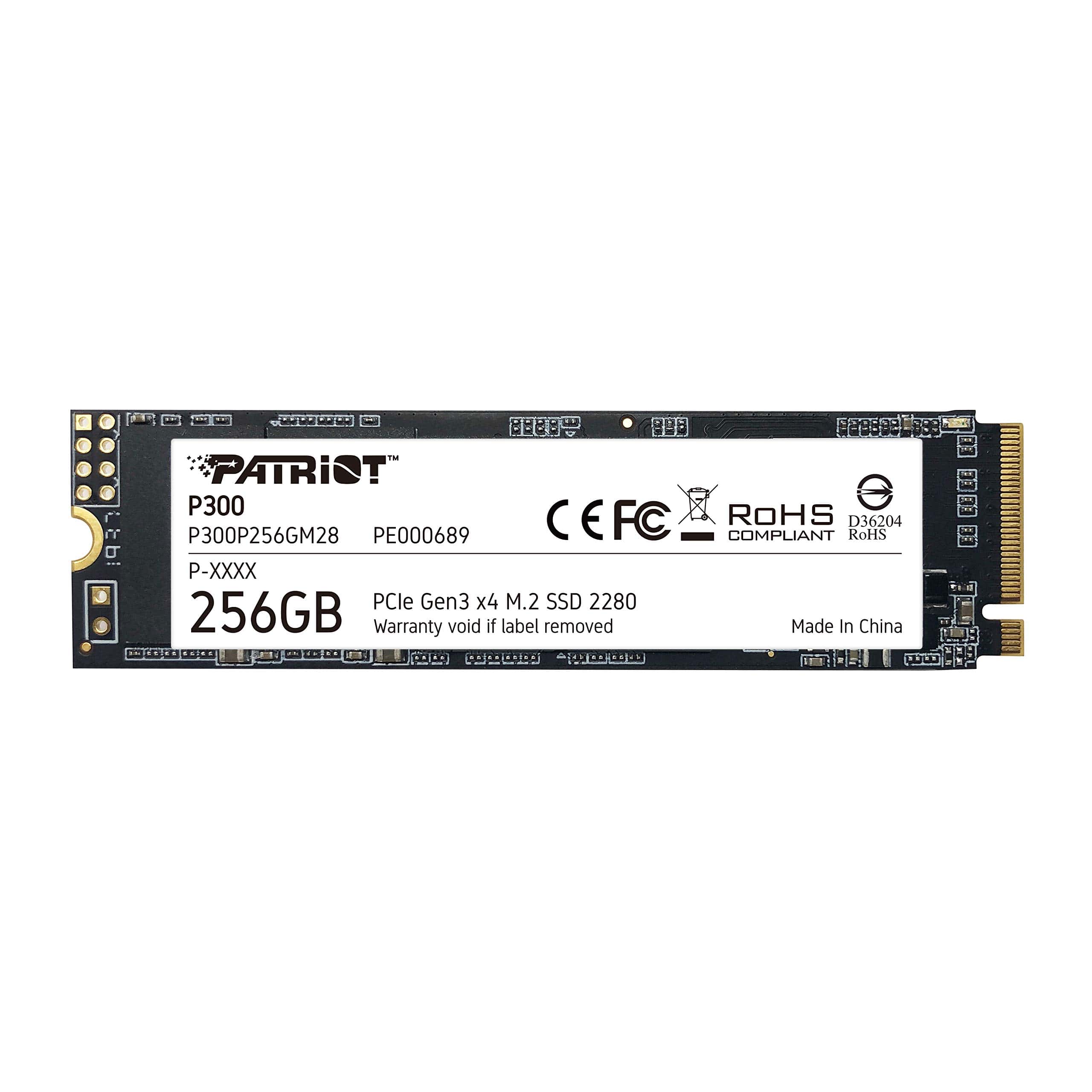 Unidad De Estado Sólido Patriot P300 M.2 PCIe 256GB