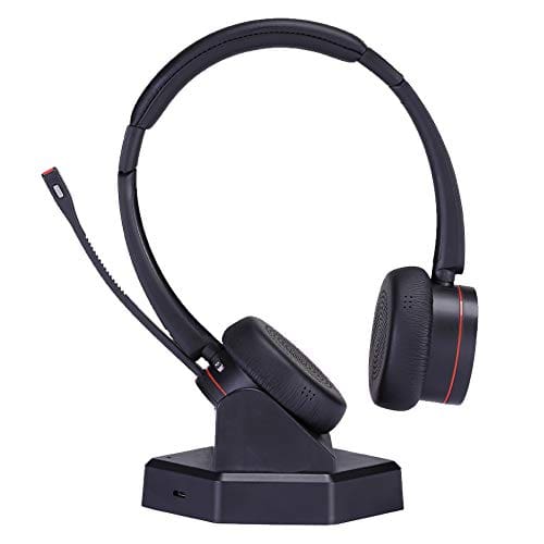Auriculares de Trabajo Inalámbricos MKJ con Micrófono,