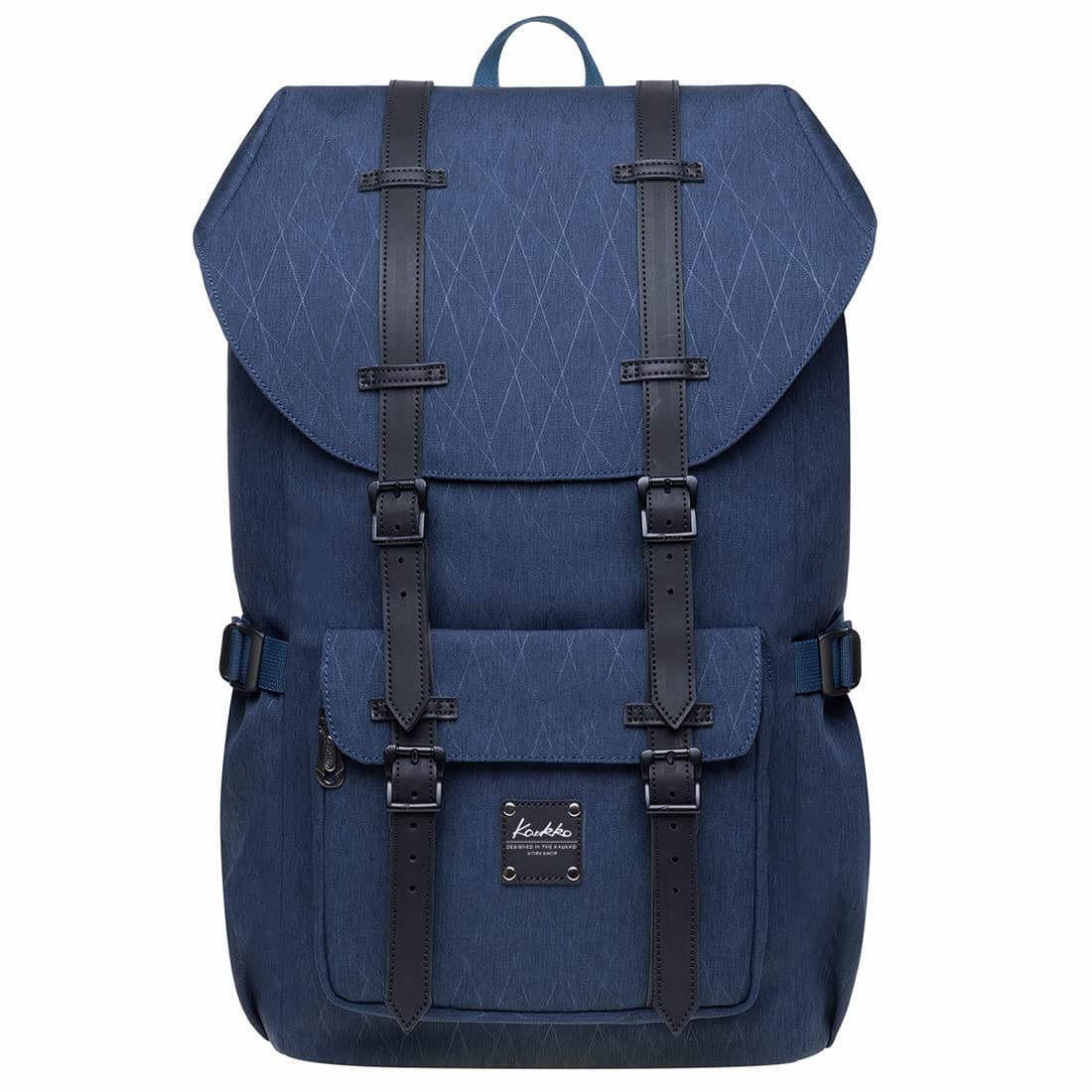 Mochila de Viaje para Laptop KAUKKO, Mochila -Azul