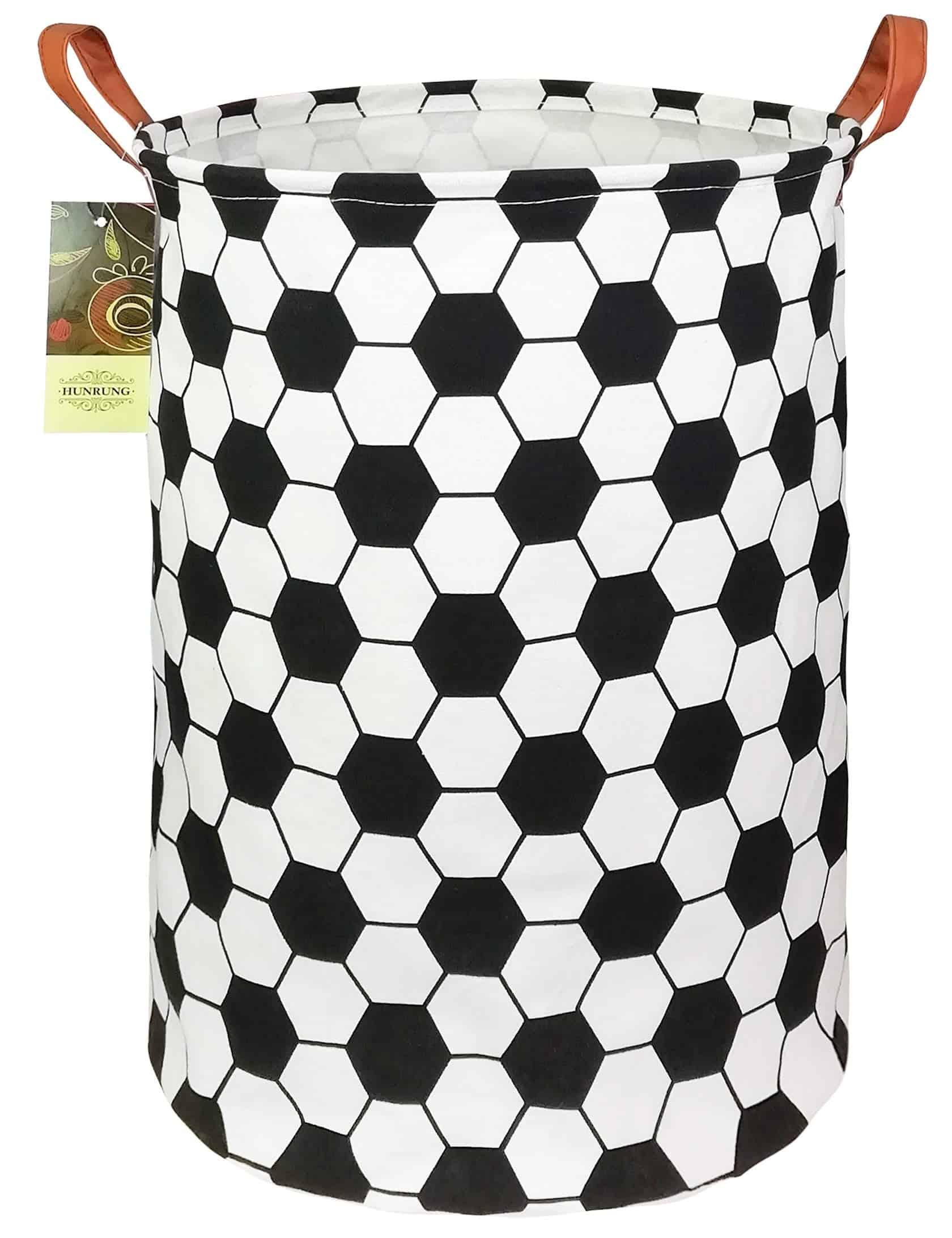 Cesto de Ropa HUNRUNG, Canasta de Almacenamiento de Tela de
