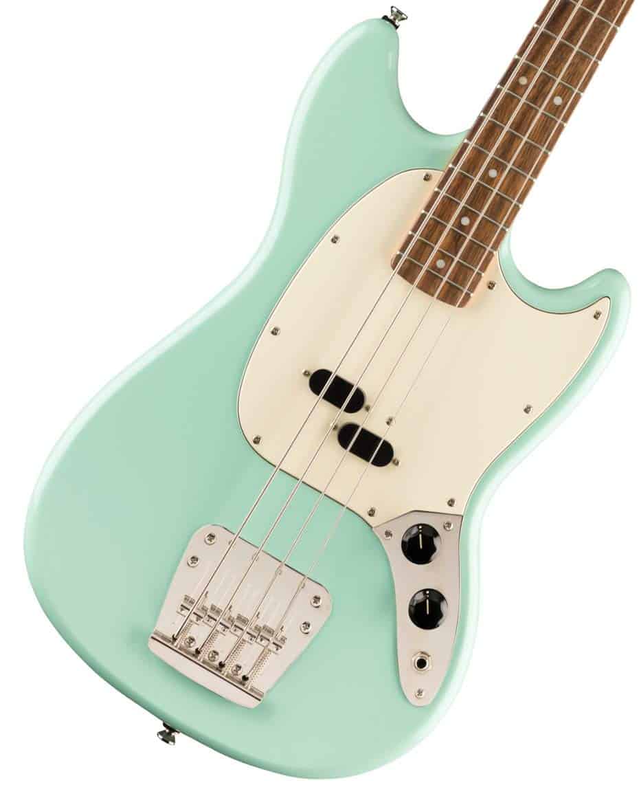 Bajo Squier Classic Vibe 50s Mustang, Verde Surf, Diapasón